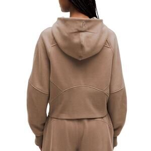 Lululemon Scuba Oversized Half Zip Hoodie Taupetastic M/L EUC